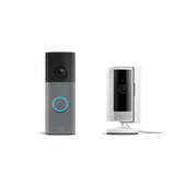 Gris moucheté:Battery Video Doorbell (nouvelle génération) + Indoor Camera (2e gén.)