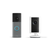 Gris moucheté:Battery Video Doorbell (nouvelle génération) + Indoor Camera Plus (blanc)
