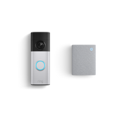 Nickel argent:Battery Video Doorbell Plus (2e gén.) + Chime (3e gén.)