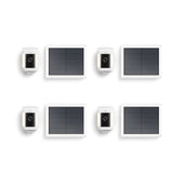 Blanc:4-Pack Spotlight Cam Plus Solar
