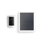 Blanc:Outdoor Camera 2K solaire