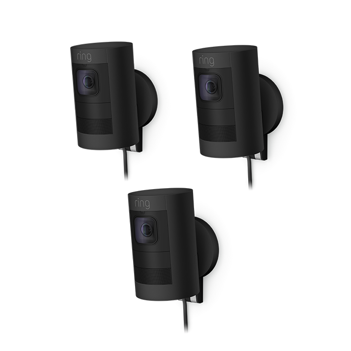 Noir:3-Pack Caméra de surveillance extérieure | Stick Up Cam Elite