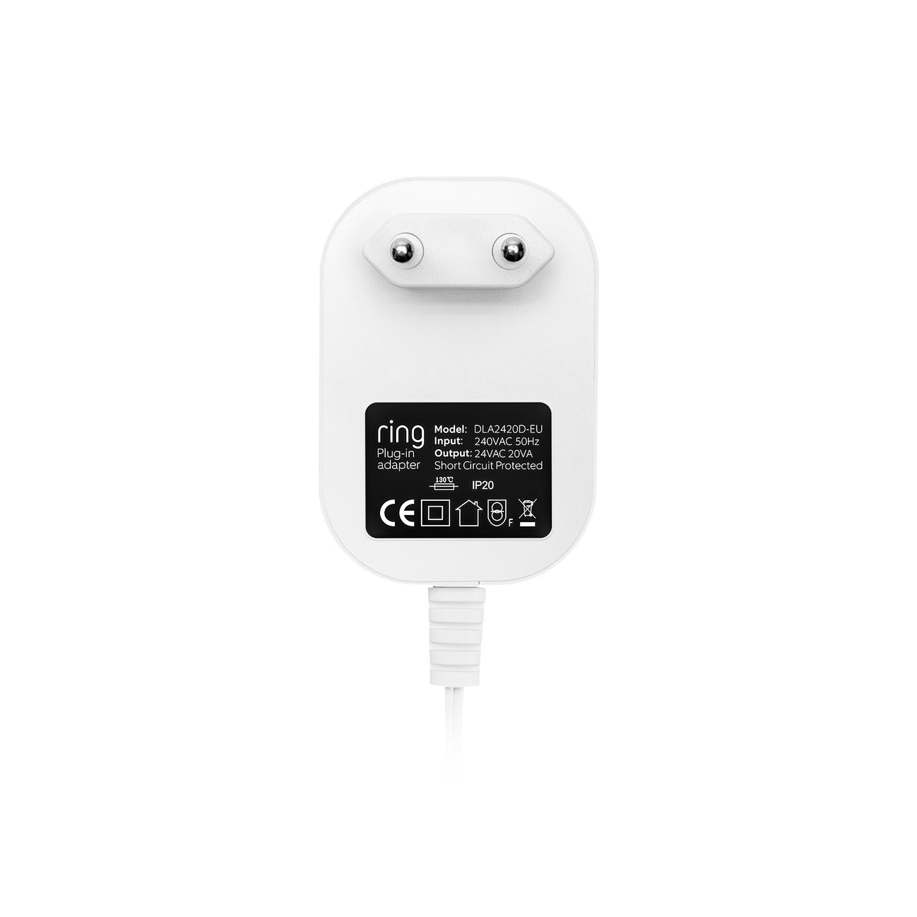 Blanc:Adaptateur secteur 1ère gén. (Video Doorbell Wired, Video Doorbell Pro, Video Doorbell Pro 2 )