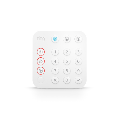 Blanc:Pavé numérique Ring Alarm (2e gén.)