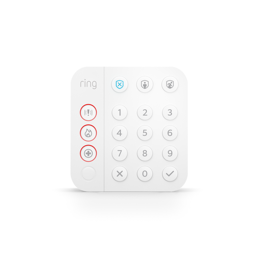 Blanc:Pavé numérique Ring Alarm (2e gén.)