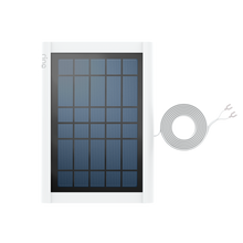 Blanc:Panneau solaire pour sonnettes (Video Doorbell 2, Video Doorbell 3, Video Doorbell 3 Plus, Video Doorbell 4, Battery Video Doorbell Plus, Battery Video Doorbell Pro)