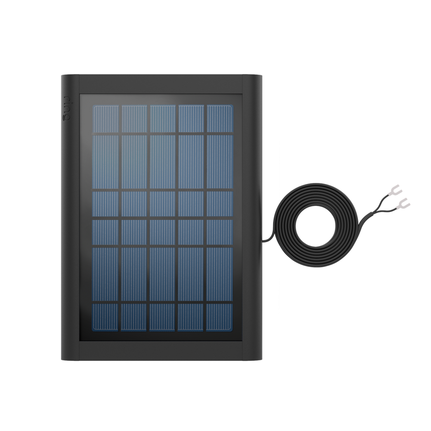 Noir:Panneau solaire pour sonnettes (Video Doorbell 2, Video Doorbell 3, Video Doorbell 3 Plus, Video Doorbell 4, Battery Video Doorbell Plus, Battery Video Doorbell Pro)