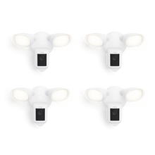 Blanc:4-Pack Floodlight Cam Wired Pro