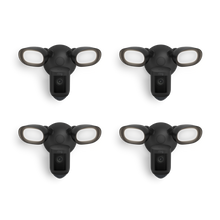Noir:4-Pack Floodlight Cam Wired Pro