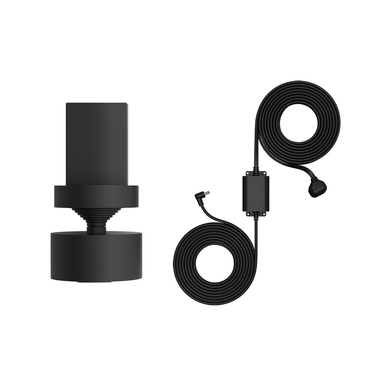 Noir:Support orientable/inclinable avec adaptateur secteur intérieur/extérieur (Stick Up Cam Battery (3e gén.))