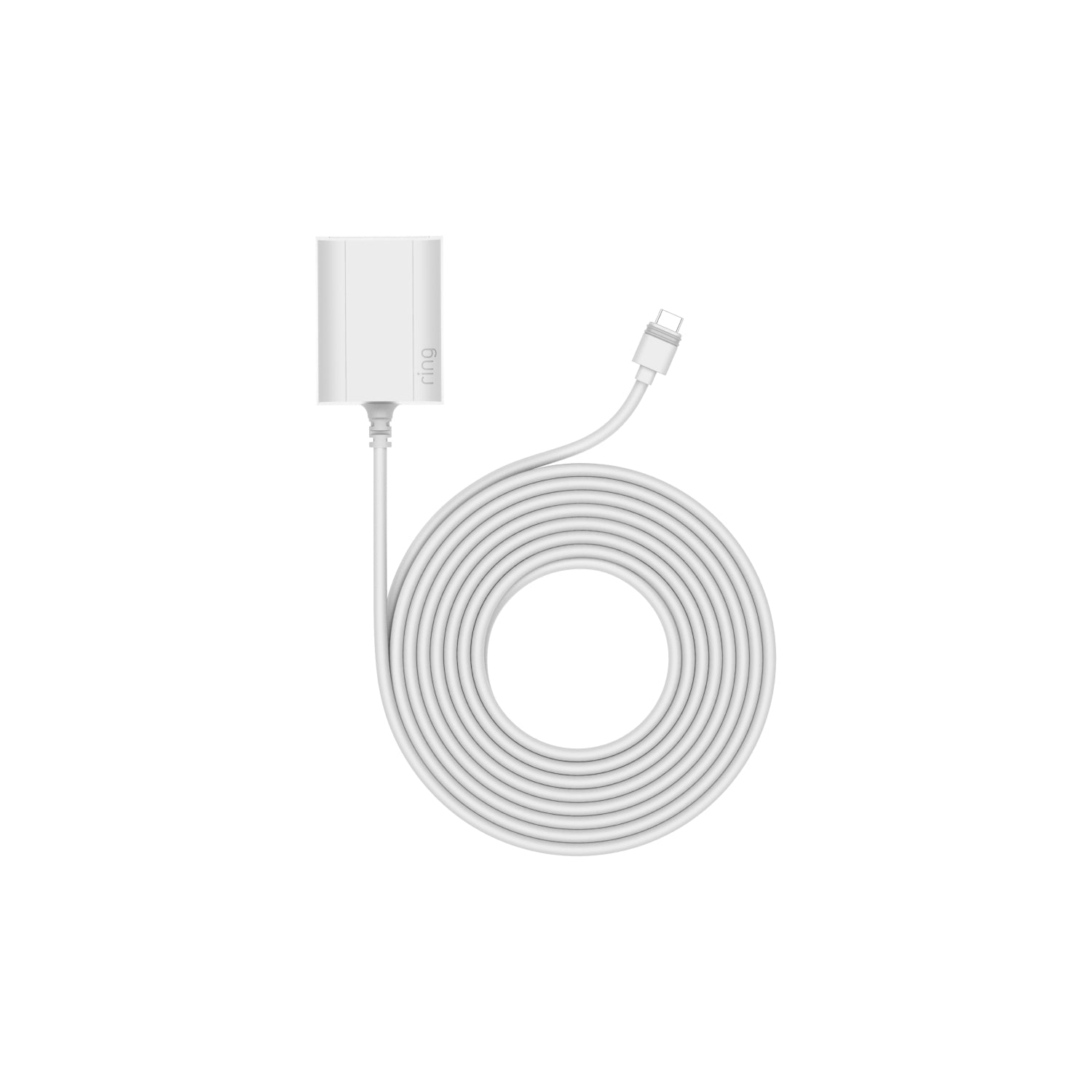 Blanc:Adaptateur secteur intérieur/extérieur USB-C (Stick Up Cam Pro, Spotlight Cam Plus, Spotlight Cam Pro, Outdoor Camera Plus)