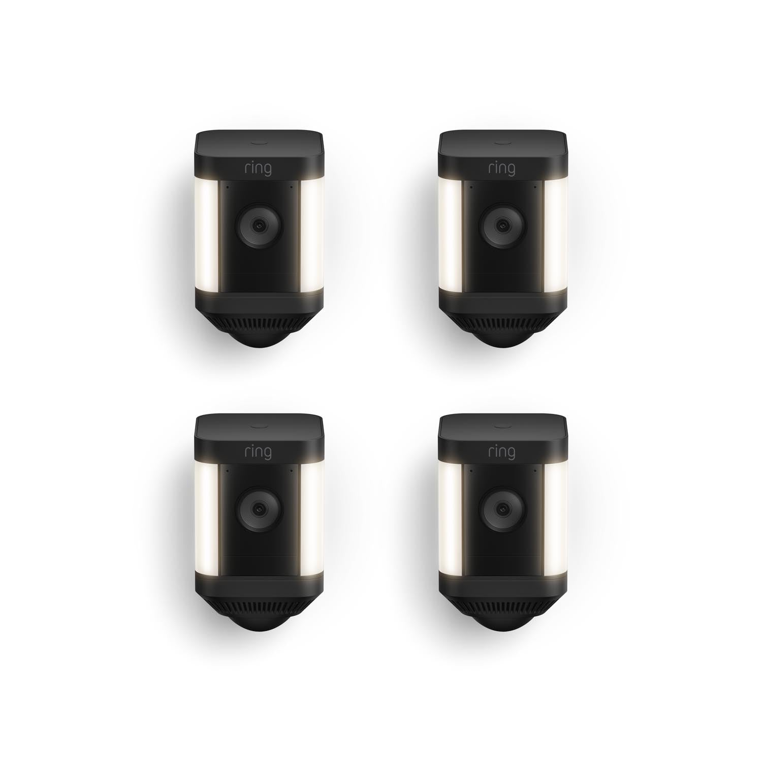 Noir:4-Pack Spotlight Cam Plus Battery