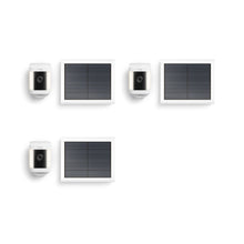 Blanc:3-Pack Spotlight Cam Plus Solar