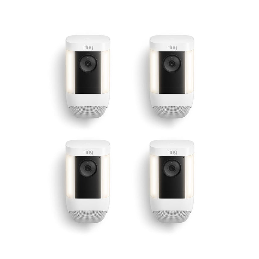 Blanc:4-Pack Spotlight Cam Pro Battery