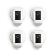 Blanc:4-Pack Spotlight Cam Pro Wired