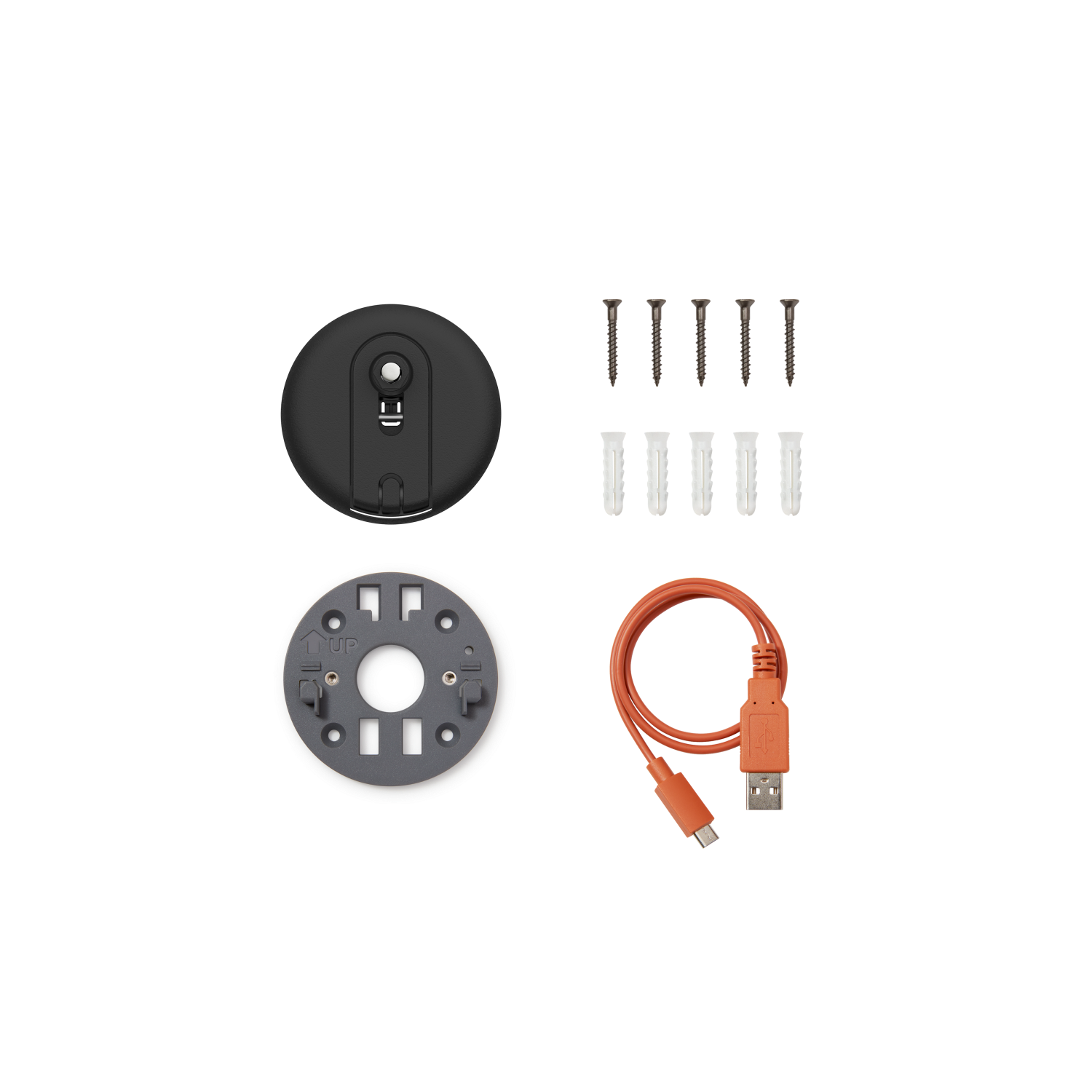 Zwart:Kit de pièces de rechange (Caméra extérieure Pro sans fil - Stick Up Cam Pro)
