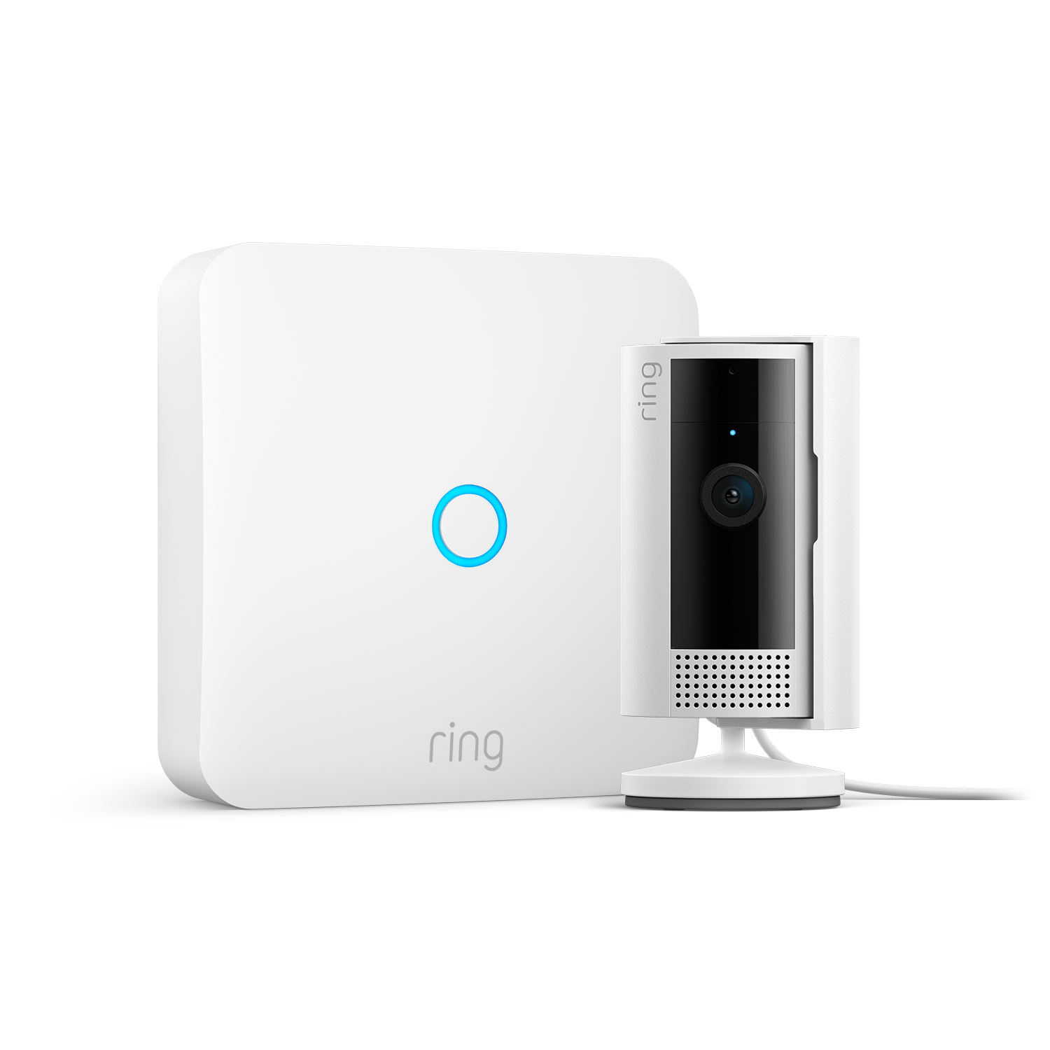 Blanc:Ring Intercom + Indoor Camera (2e génération)