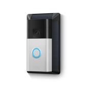 Noir:Chargeur solaire (Sonnette vidéo sans fil)