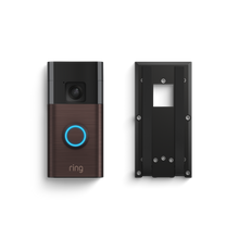 Bronze vénitien:Sonnette vidéo sans fil + support sans perçage (Battery Video Doorbell + No-Drill Mount)