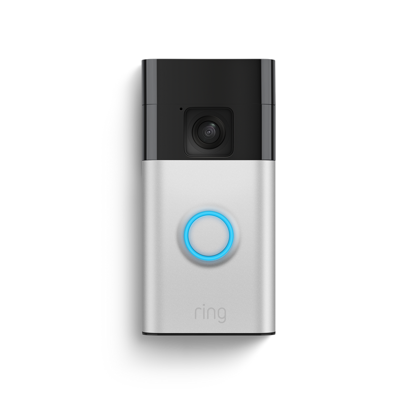 Nickel satiné:Sonnette vidéo sans fil (Battery Video Doorbell)