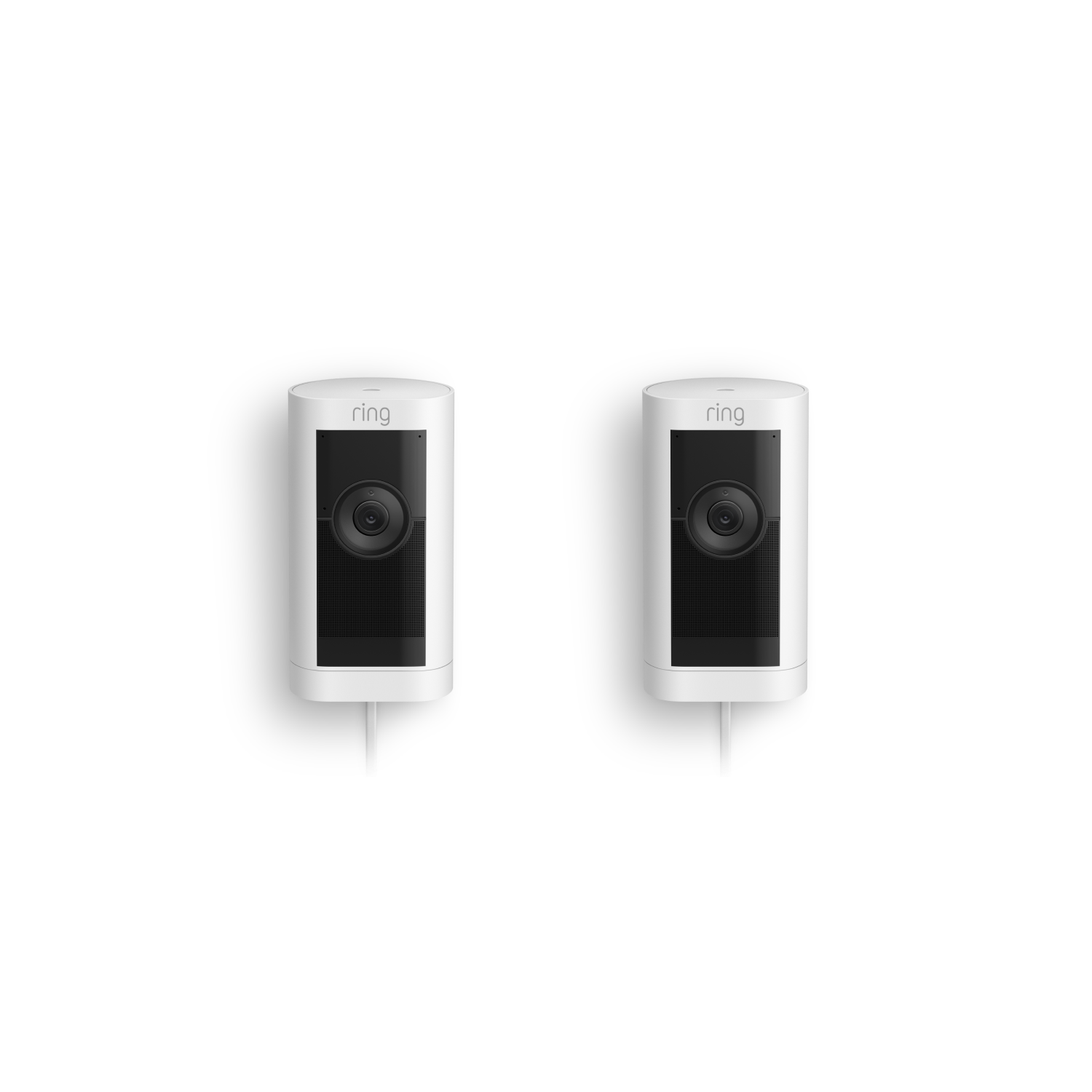 Blanc:Lot de 2 Caméras extérieures Pro avec adaptateur secteur (Stick Up Cam Pro)