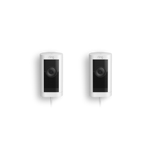 Blanc:Lot de 2 Caméras extérieures Pro avec adaptateur secteur (Stick Up Cam Pro)