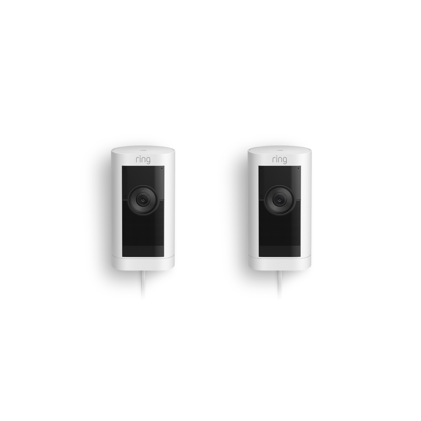 Blanc:Lot de 2 Caméras extérieures Pro avec adaptateur secteur (Stick Up Cam Pro)