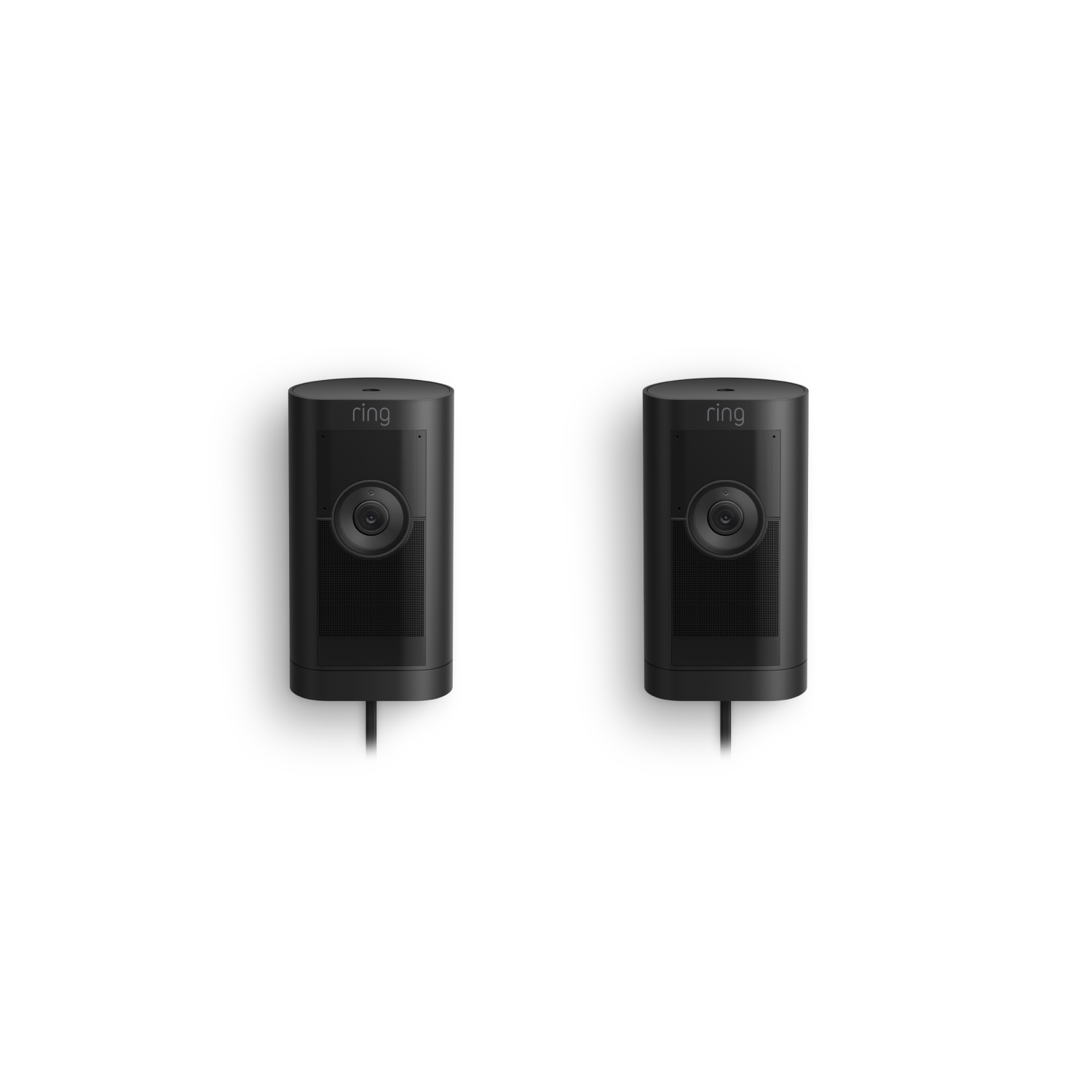 Noir:Lot de 2 Caméras extérieures Pro avec adaptateur secteur (Stick Up Cam Pro)
