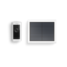 Blanc:Caméra extérieure Pro solaire (Stick Up Cam Pro)