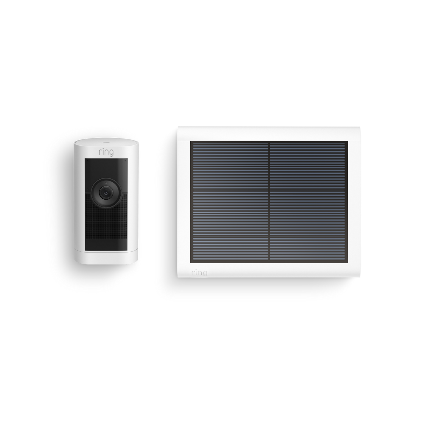 Blanc:Caméra extérieure Pro solaire (Stick Up Cam Pro)