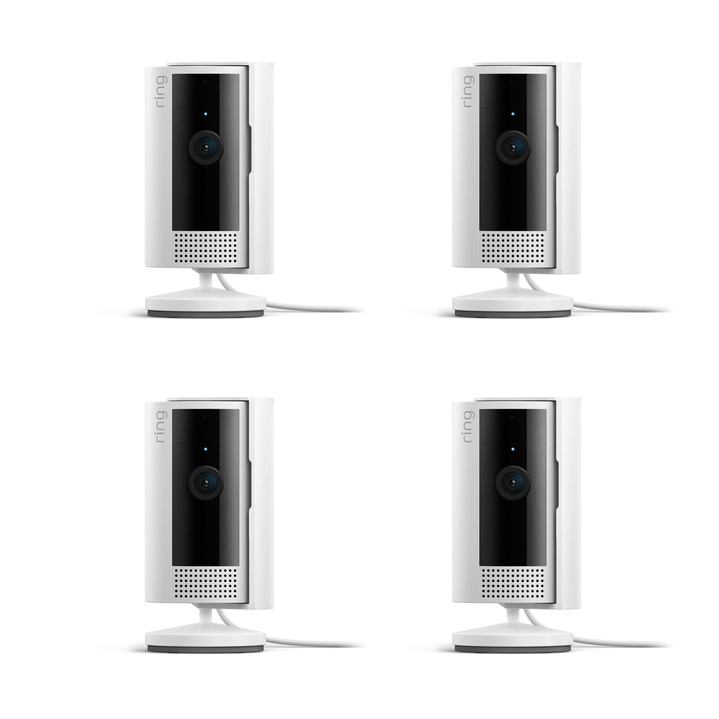 Blanc:4-Pack Indoor Camera (2e gén.)