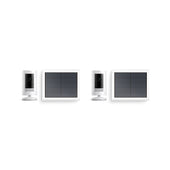 Blanc:2-Pack Caméra de surveillance extérieure | Stick Up Cam Solar