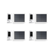 Blanc:4-Pack Caméra de surveillance extérieure | Stick Up Cam Solar