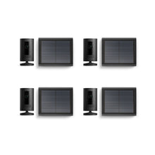 Noir:4-Pack Caméra de surveillance extérieure | Stick Up Cam Solar