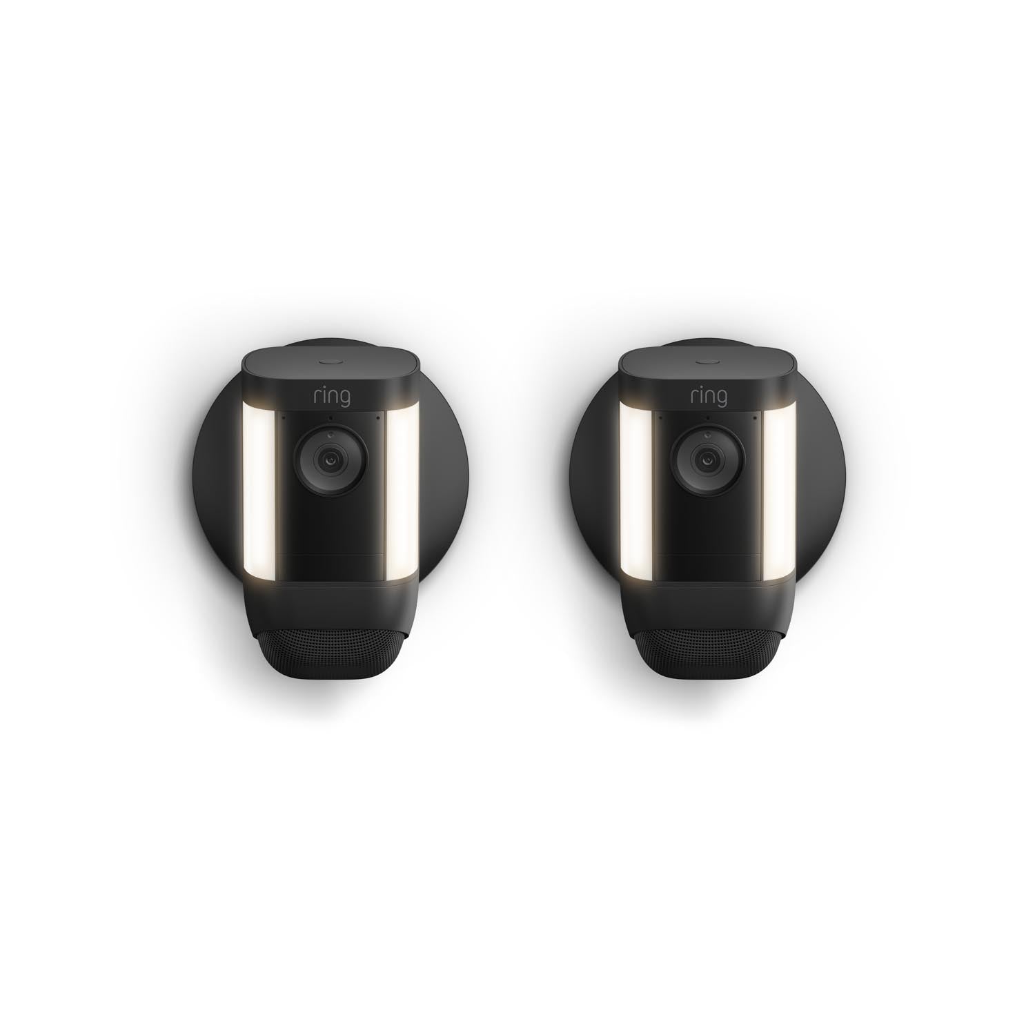 Noir:2-Pack Spotlight Cam Pro Wired