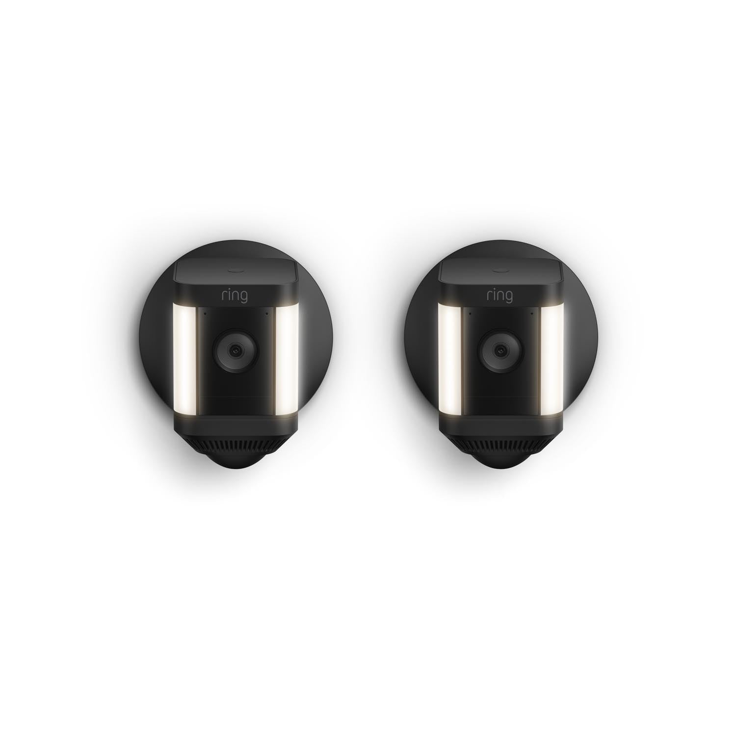 Noir:2-Pack Spotlight Cam Plus Wired