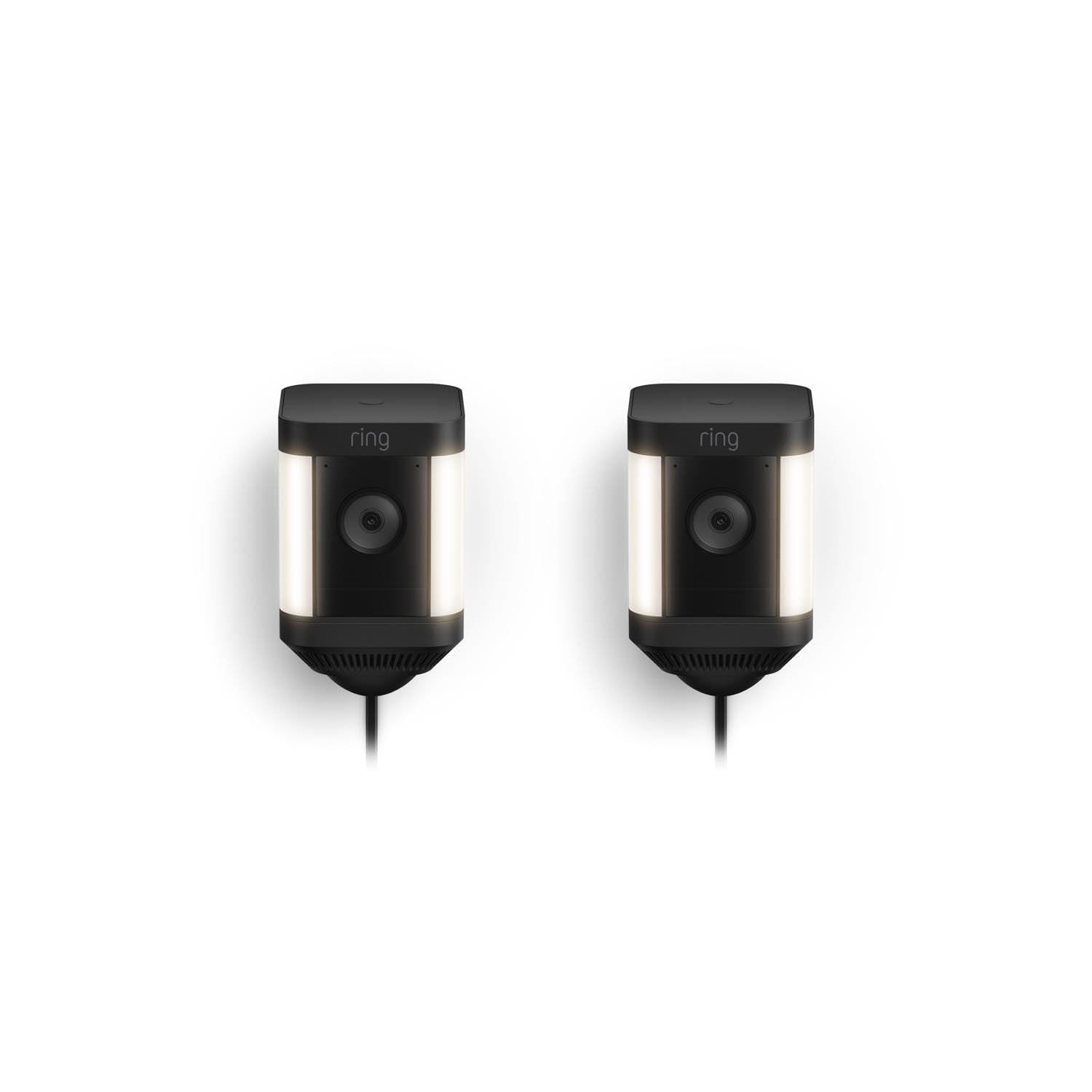 Noir:2-Pack Spotlight Cam Plus Plug-In