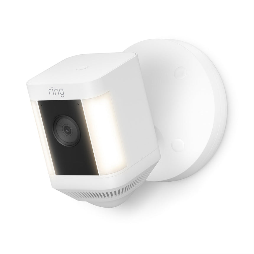 Blanc:Spotlight Cam Plus Wired