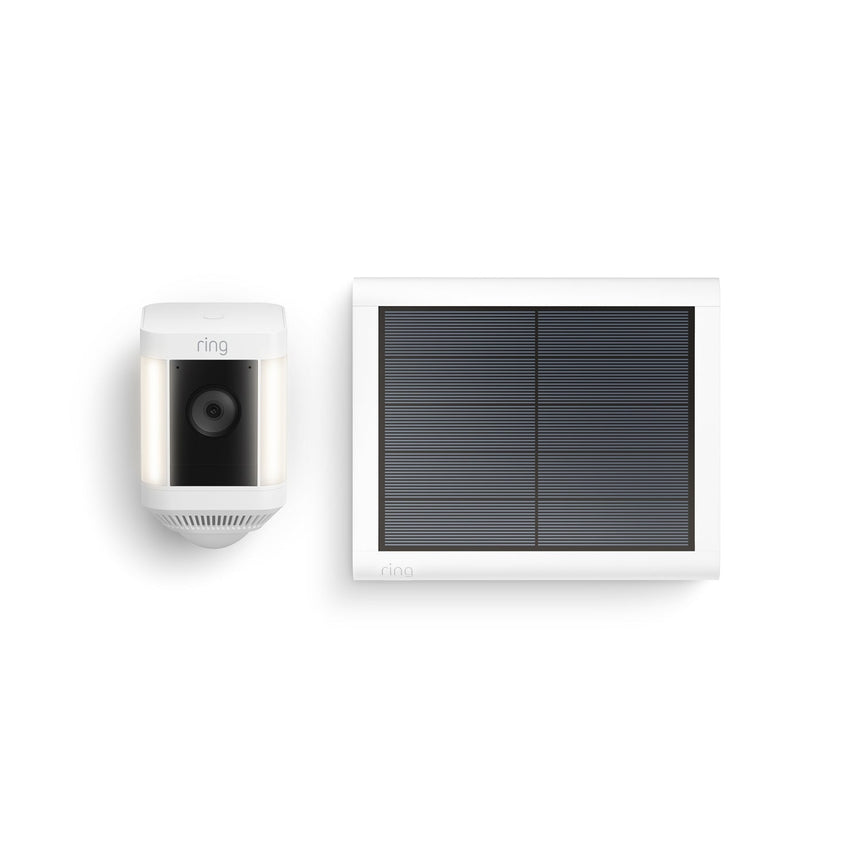 Blanc:Spotlight Cam Plus Solar