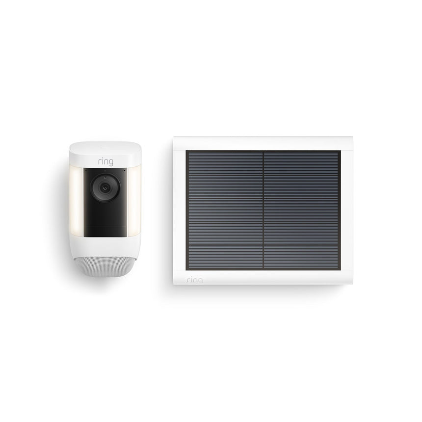 Blanc:Spotlight Cam Pro Solar