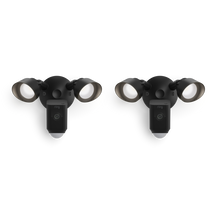Noir:2-Pack Floodlight Cam Wired Plus