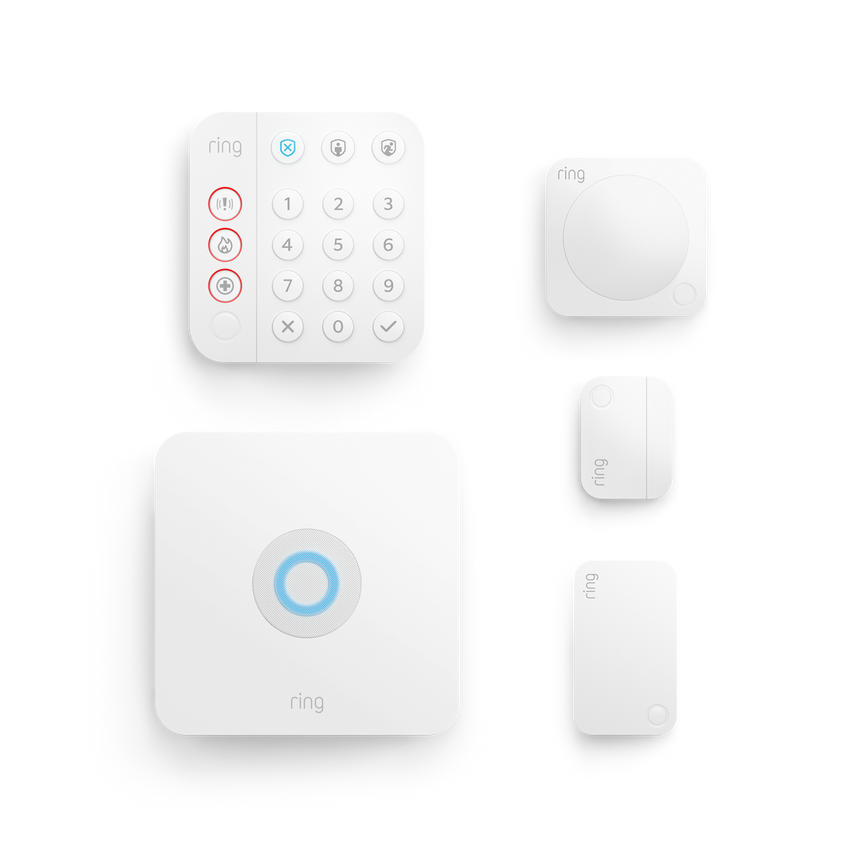 Blanc:Kit Ring Alarm - S