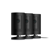 Noir:3-Pack Caméra de surveillance extérieure sur secteur | Stick Up Cam Plug-In