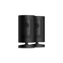 Noir:2-Pack Caméra de surveillance extérieure sans fil | Stick Up Cam Battery