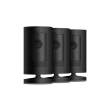 Noir:3-Pack Caméra de surveillance extérieure sans fil | Stick Up Cam Battery