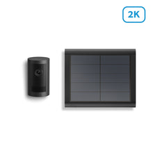 Noir:Caméra extérieure Plus solaire (Outdoor Camera Plus)