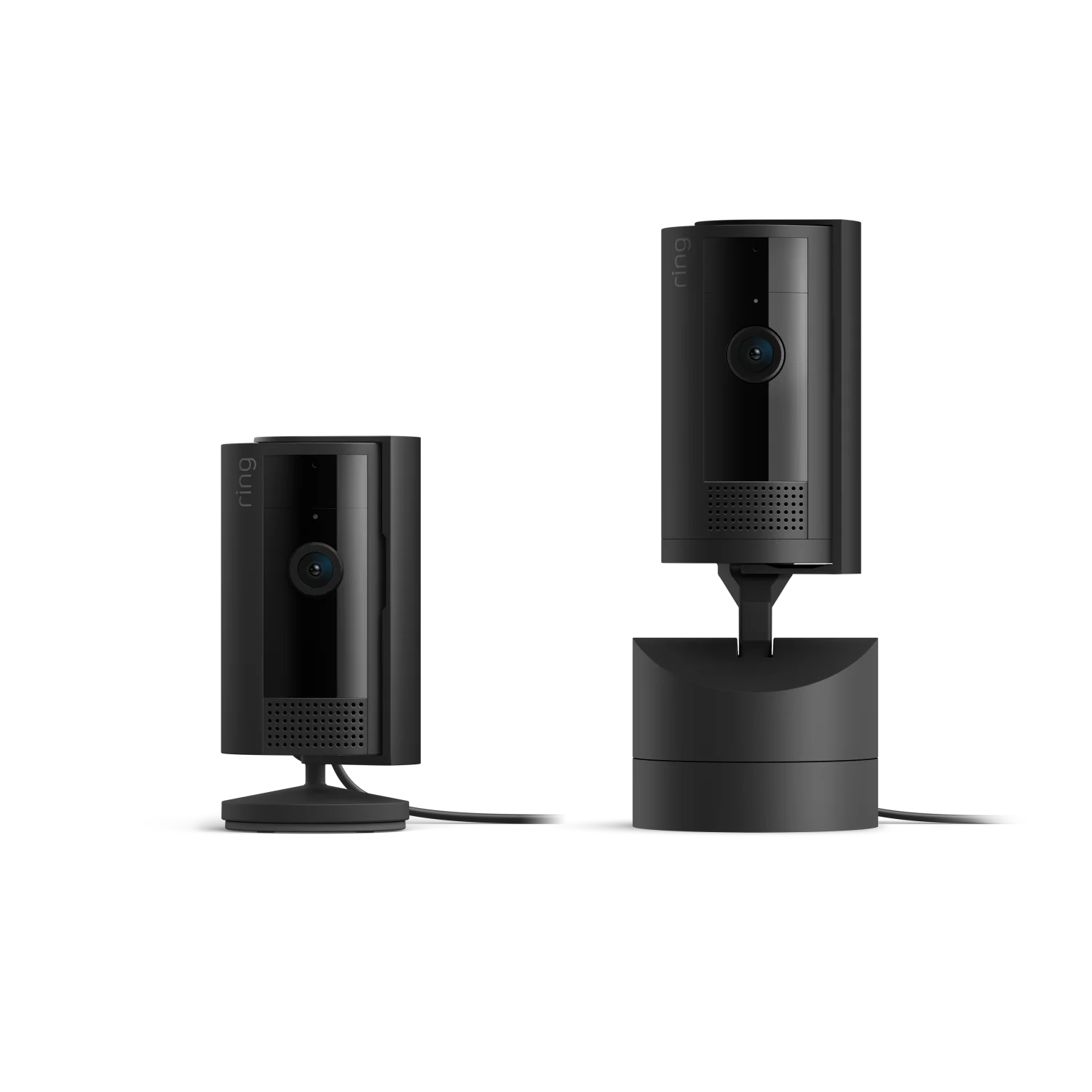Noir:Caméra intérieure orientable + Caméra intérieure 2e gén. (Pan-Tilt Indoor Camera + Indoor Camera 2e gén.)