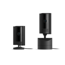 Noir:Caméra intérieure orientable + Caméra intérieure 2e gén. (Pan-Tilt Indoor Camera + Indoor Camera 2e gén.)