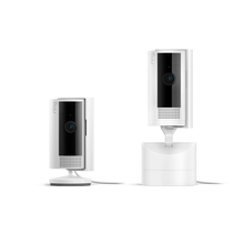 Blanc:Caméra intérieure orientable + Caméra intérieure 2e gén. (Pan-Tilt Indoor Camera + Indoor Camera 2e gén.)