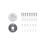 Blanc:Kit de pièces de rechange (Pour caméra extérieure Plus avec adaptateur secteur)